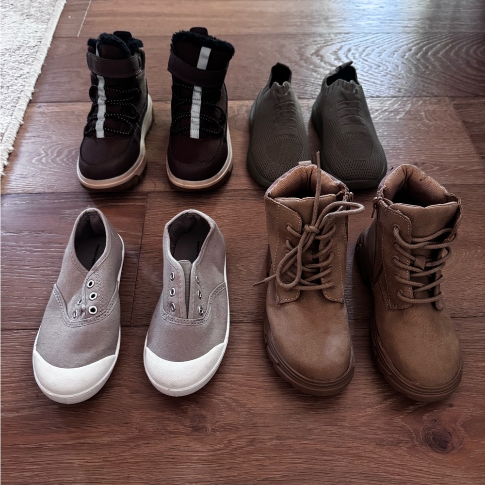 H&M Kids Boots and Sneakers - Brown, Gray, Black